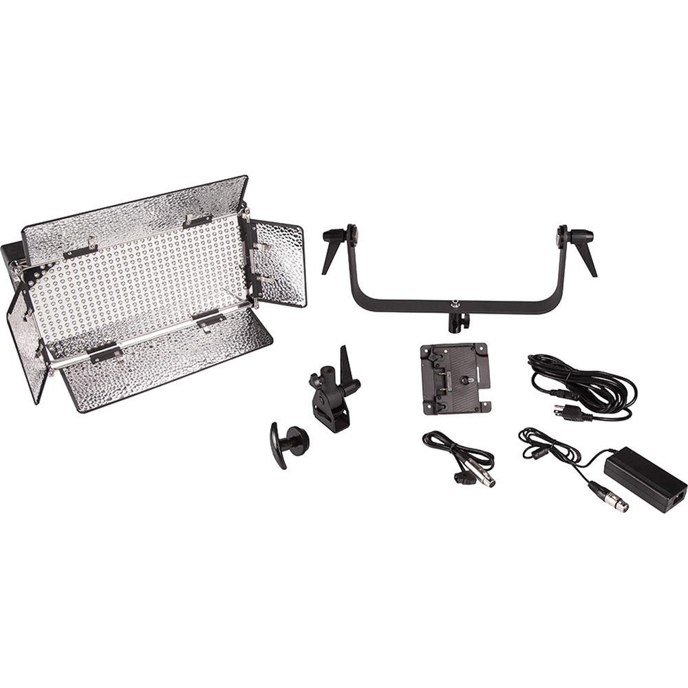 ikan ID500 LED Plus 3-Light Kit with Yokes & AB Battery Plates