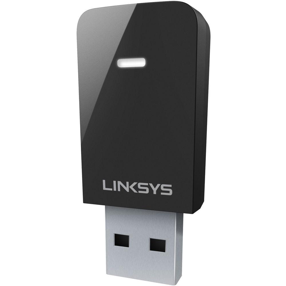 Linksys WUSB6100M Wireless-AC600 MU-MIMO USB Wi-Fi Adapter