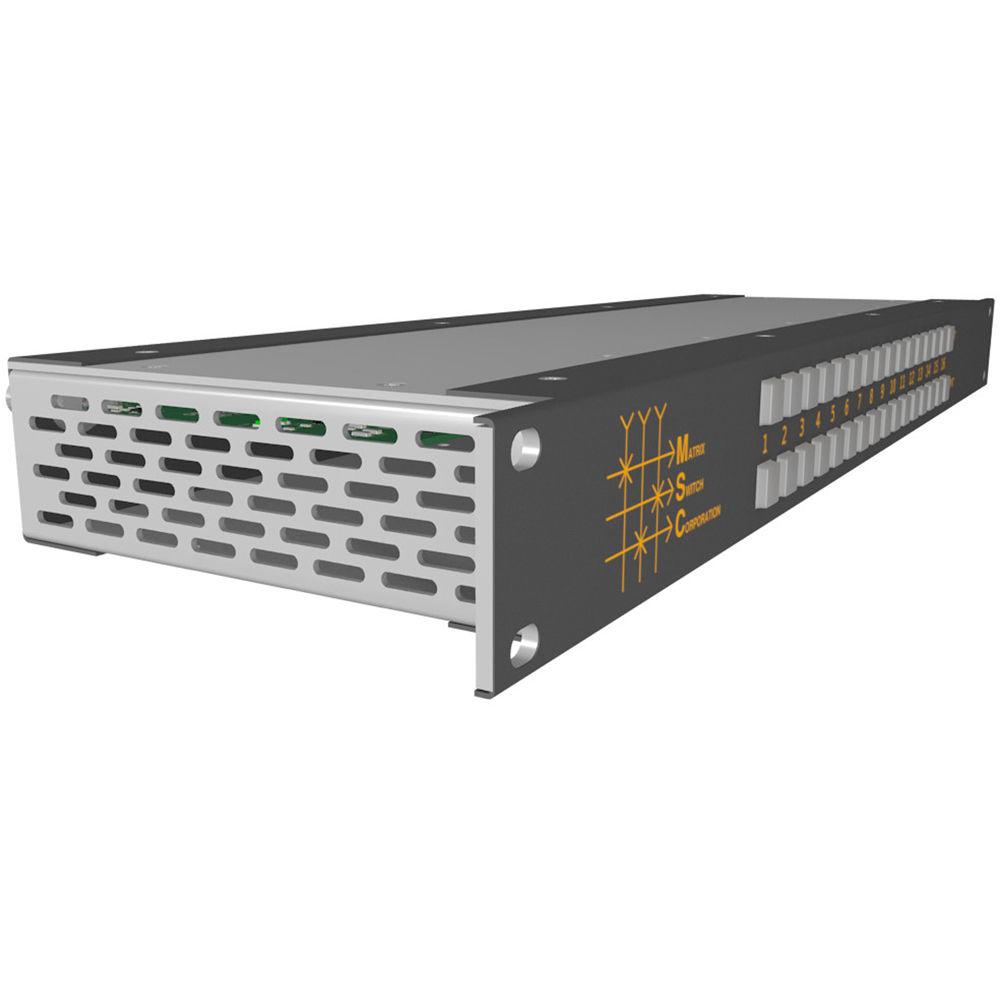 Matrix Switch 8 x 16 3G-SDI Video Routing Switcher with Button Panel