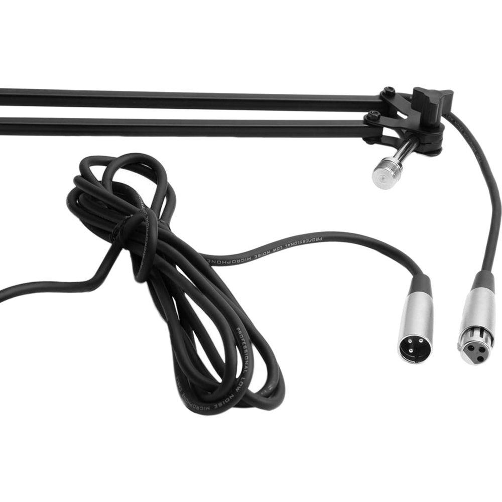 On-Stage MBS5000 Broadcast Webcast Boom Arm with XLR Cable