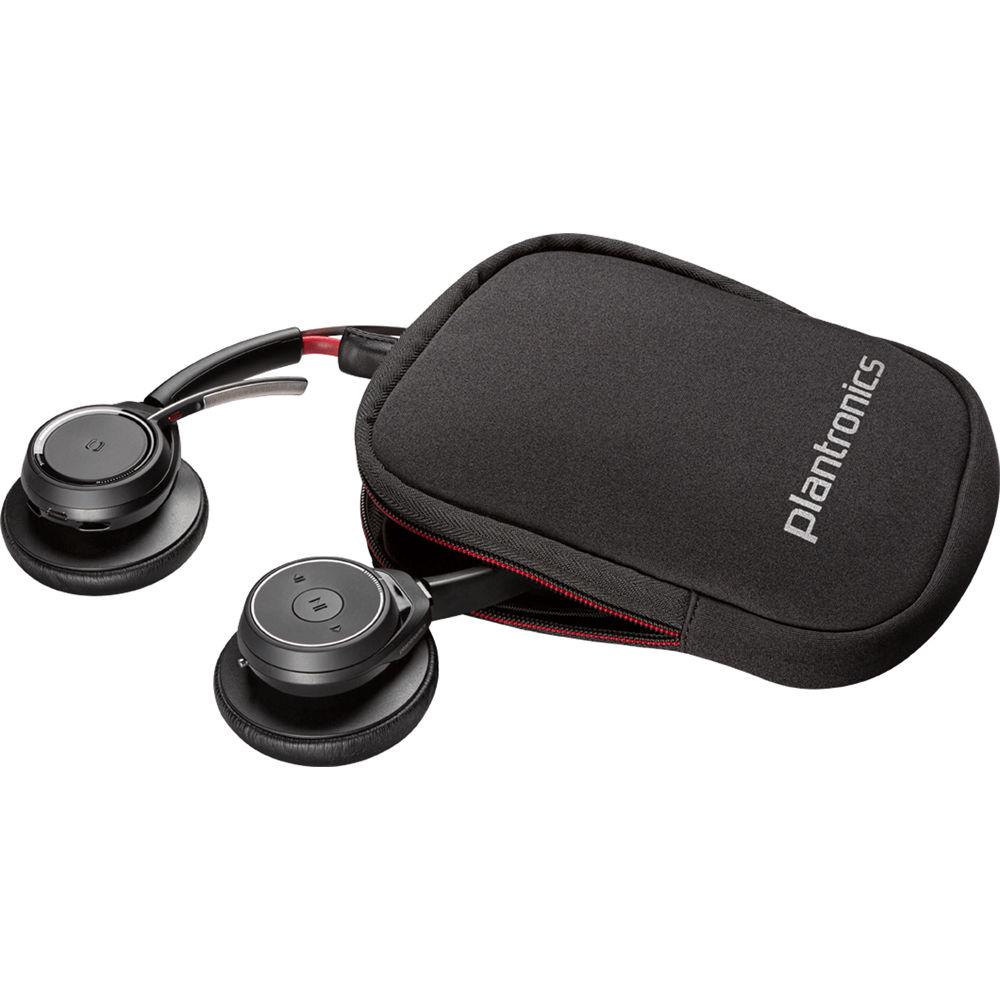 Plantronics Voyager Focus UC Bluetooth Headset with USB Type-A Adapter for Standard UC Applications