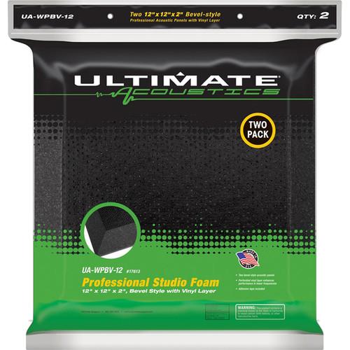 Ultimate Acoustics 12 x 12 x 2" Bevel Acoustic Panels with Vinyl
