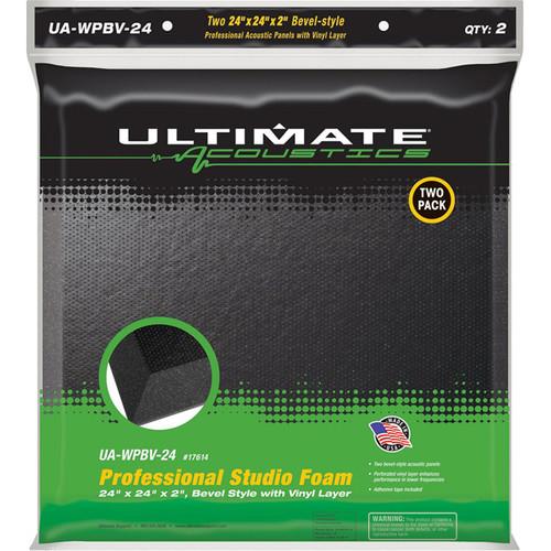 Ultimate Acoustics 24 x 24 x 2" Bevel Acoustic Panels with Vinyl Covering