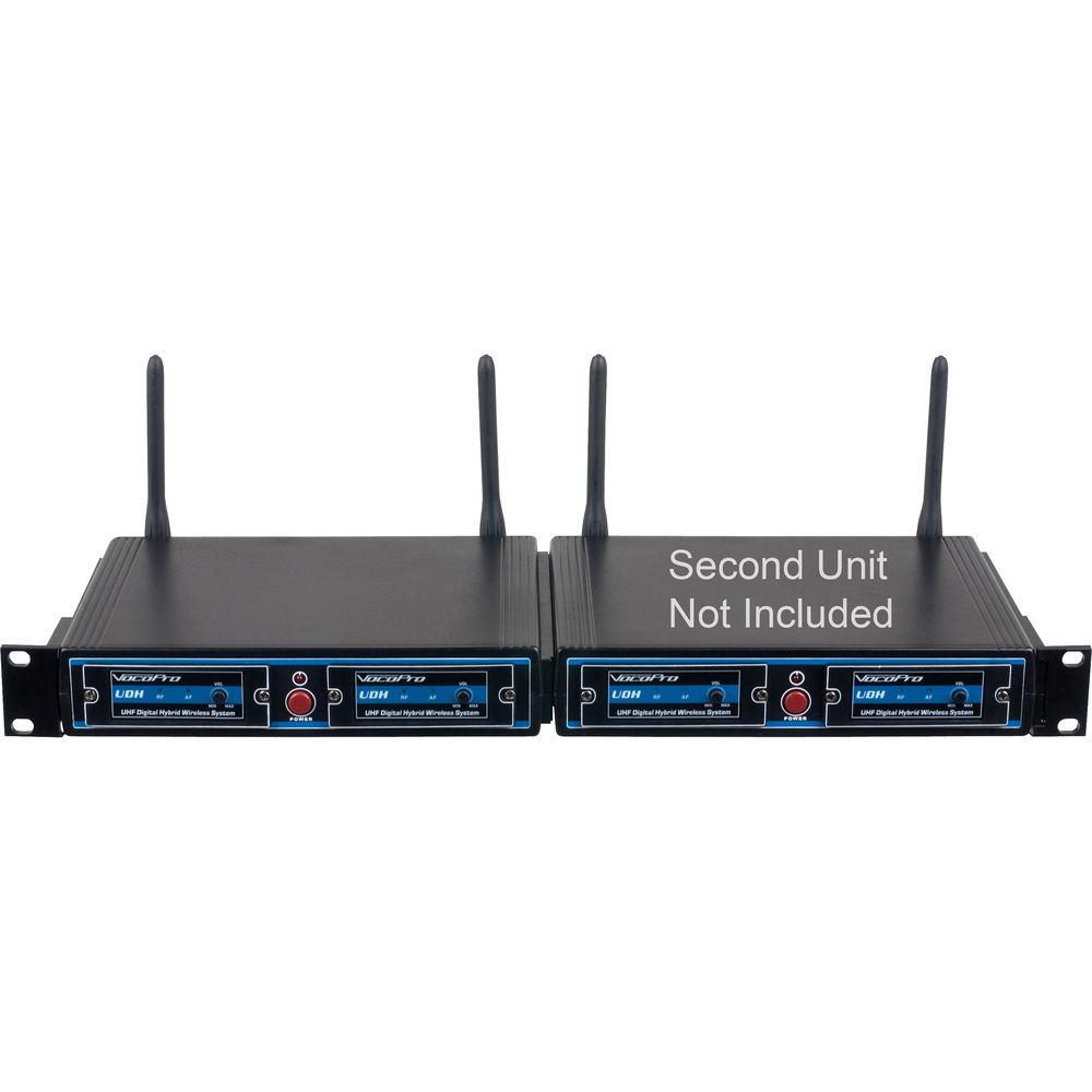 VocoPro UDH-Dual-B UHF Digital Hybrid Wireless Microphone System