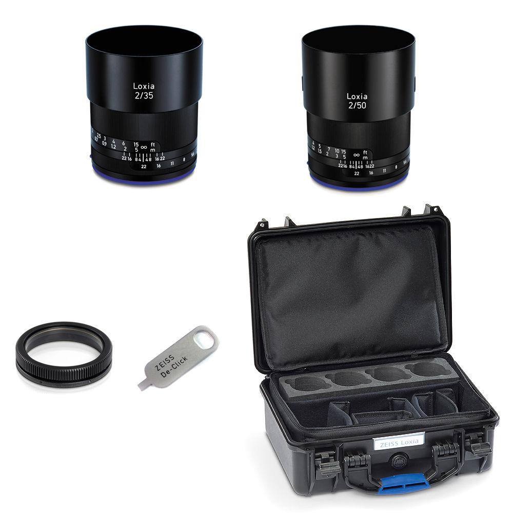 ZEISS Loxia Bundle with 35mm and 50mm Lenses for Sony E