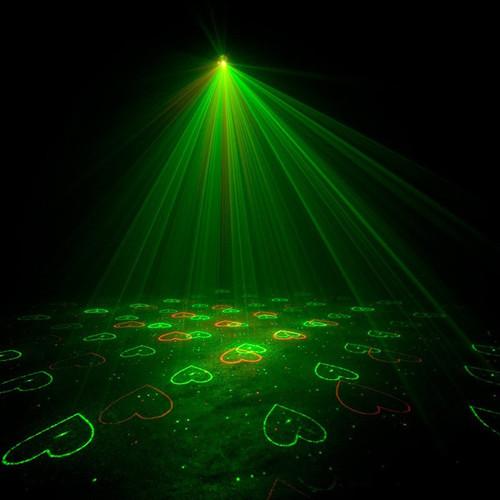 American DJ Micro Gobo II Mini Green & Red Laser Lighting-Effect Fixture