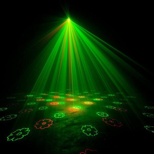 American DJ Micro Gobo II Mini Green & Red Laser Lighting-Effect Fixture