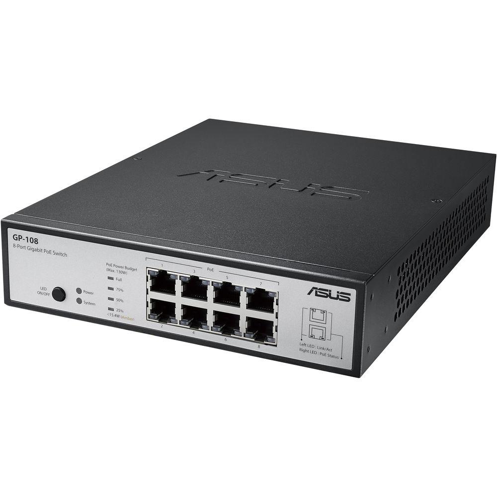 ASUS 8Port Gigabit PoE Switch
