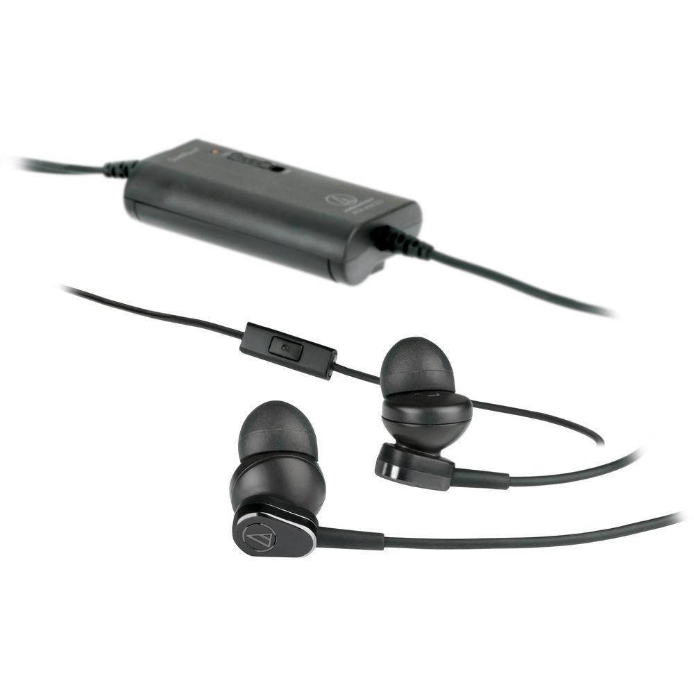Audio-Technica Consumer ATH-ANC33iS QuietPoint Active Noise-Cancelling In-Ear Headphones