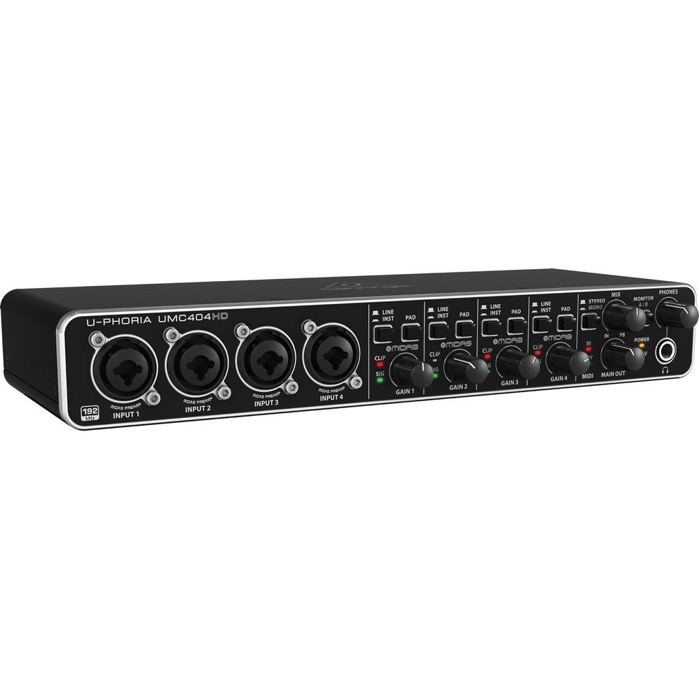 Behringer U-PHORIA UMC404HD - USB 2.0 Audio MIDI Interface