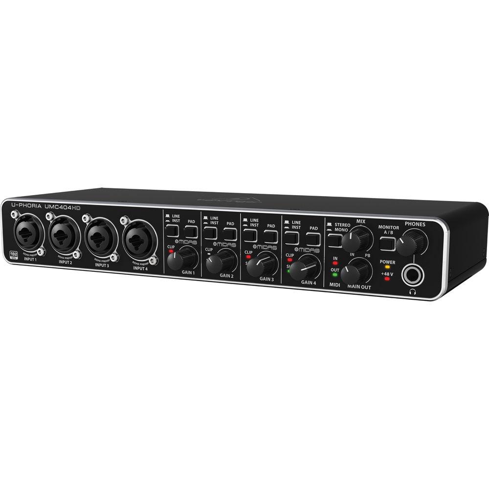Behringer U-PHORIA UMC404HD - USB 2.0 Audio MIDI Interface