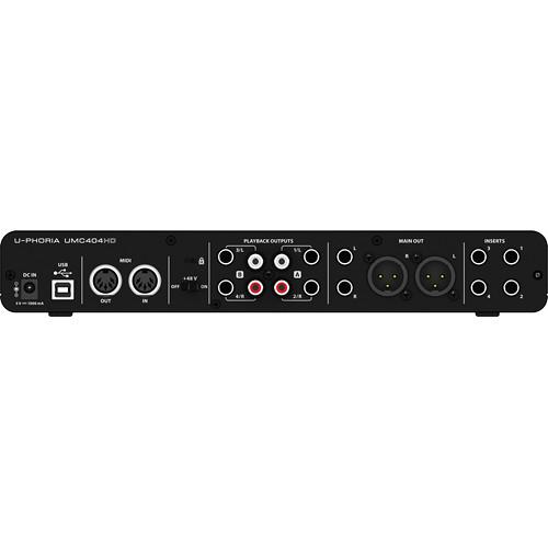 Behringer U-PHORIA UMC404HD - USB 2.0 Audio MIDI Interface