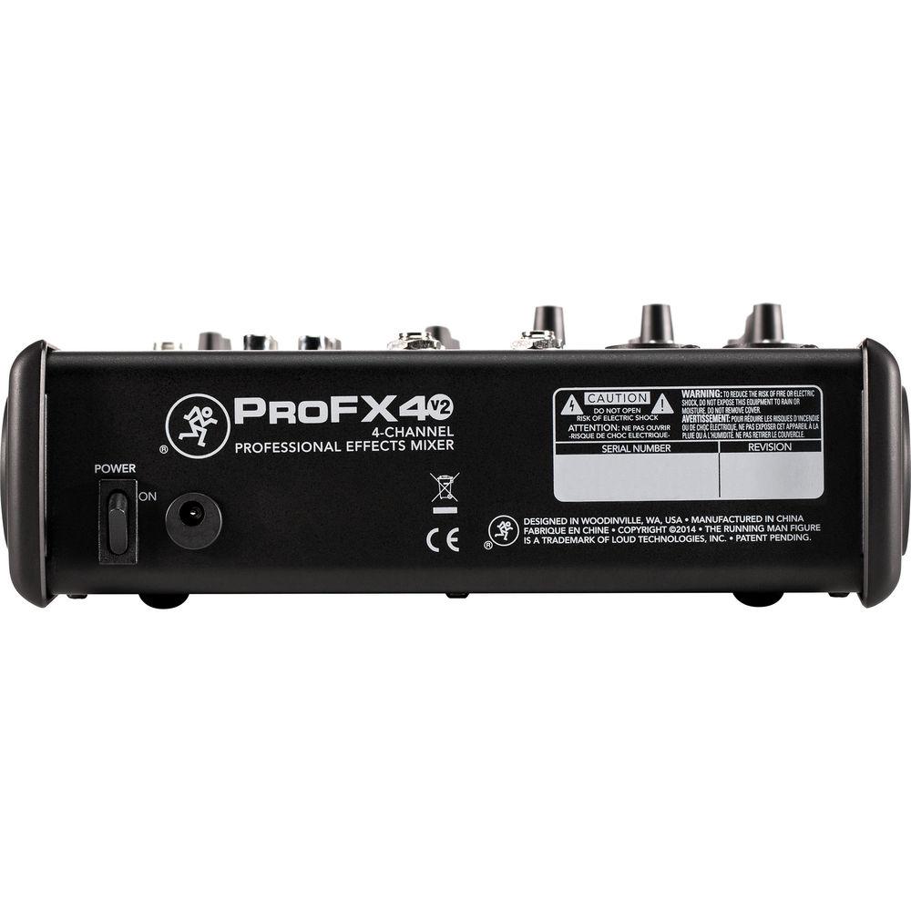 Mackie ProFX4v2 4-Channel Sound Reinforcement Mixer with Built-In FX