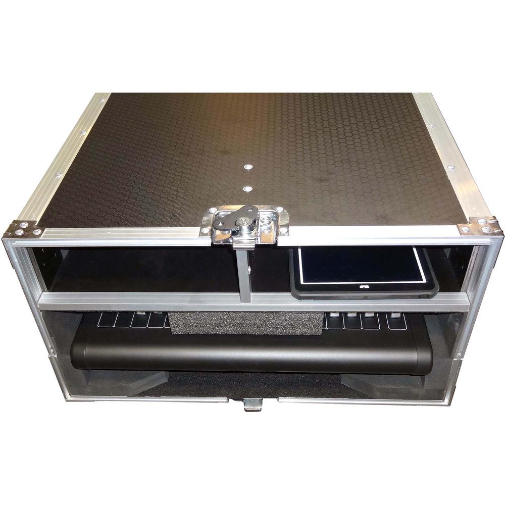 ProX Flight Case for Midas M32R Mixer with Doghouse and Wheels