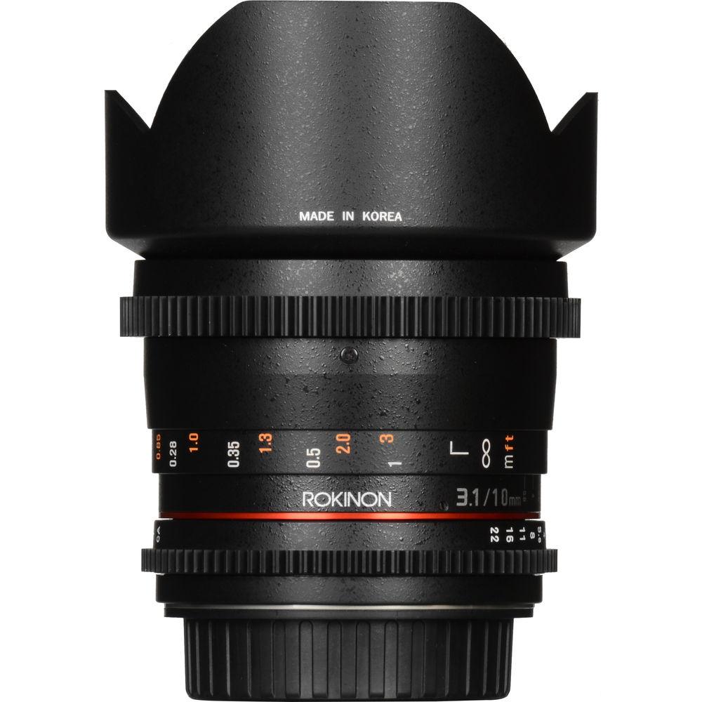 Rokinon 10mm T3.1 Cine DS Lens with Nikon F Mount for APS-C