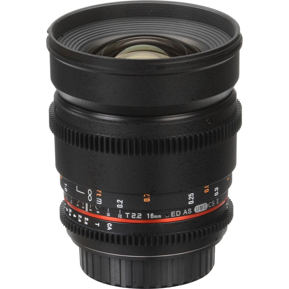 Rokinon 16mm T2.2 Cine DS Lens for Canon EF Mount for APS-C