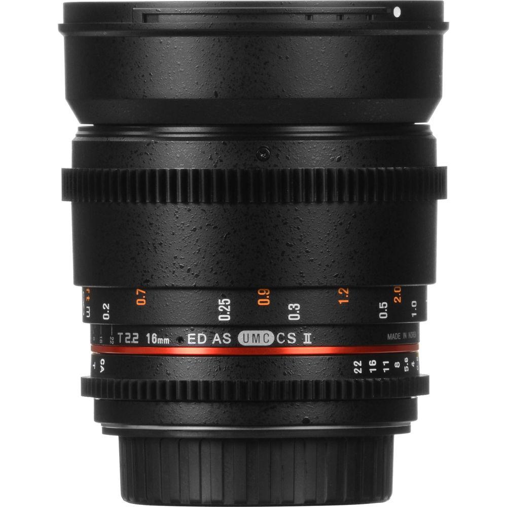 Rokinon 16mm T2.2 Cine DS Lens for Canon EF Mount for APS-C