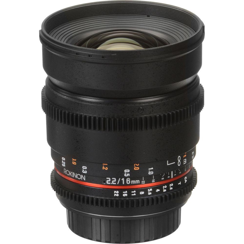 Rokinon 16mm T2.2 Cine DS Lens for Micro Four Thirds Mount for APS-C