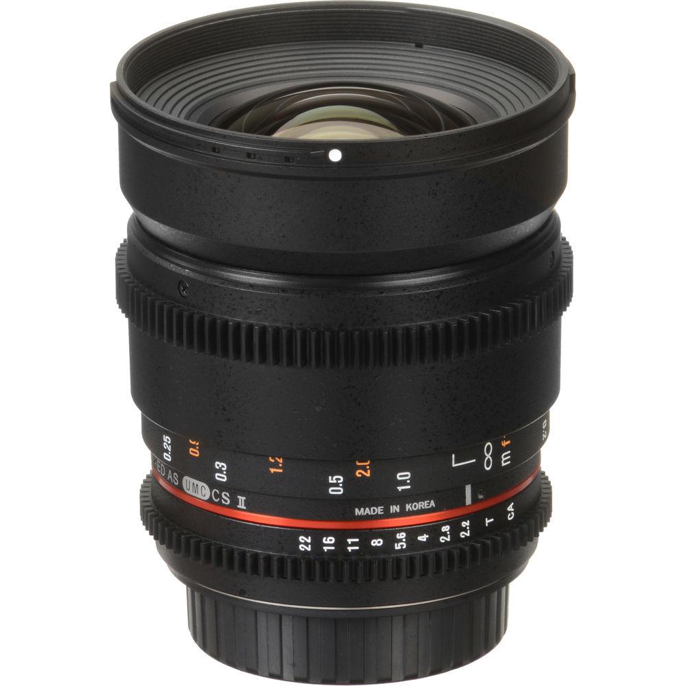 Rokinon 16mm T2.2 Cine DS Lens for Micro Four Thirds Mount for APS-C