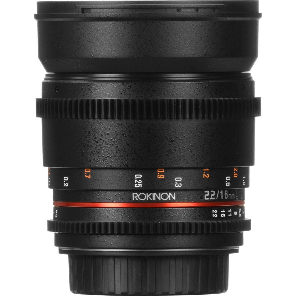 Rokinon 16mm T2.2 Cine DS Lens for Micro Four Thirds Mount for APS-C