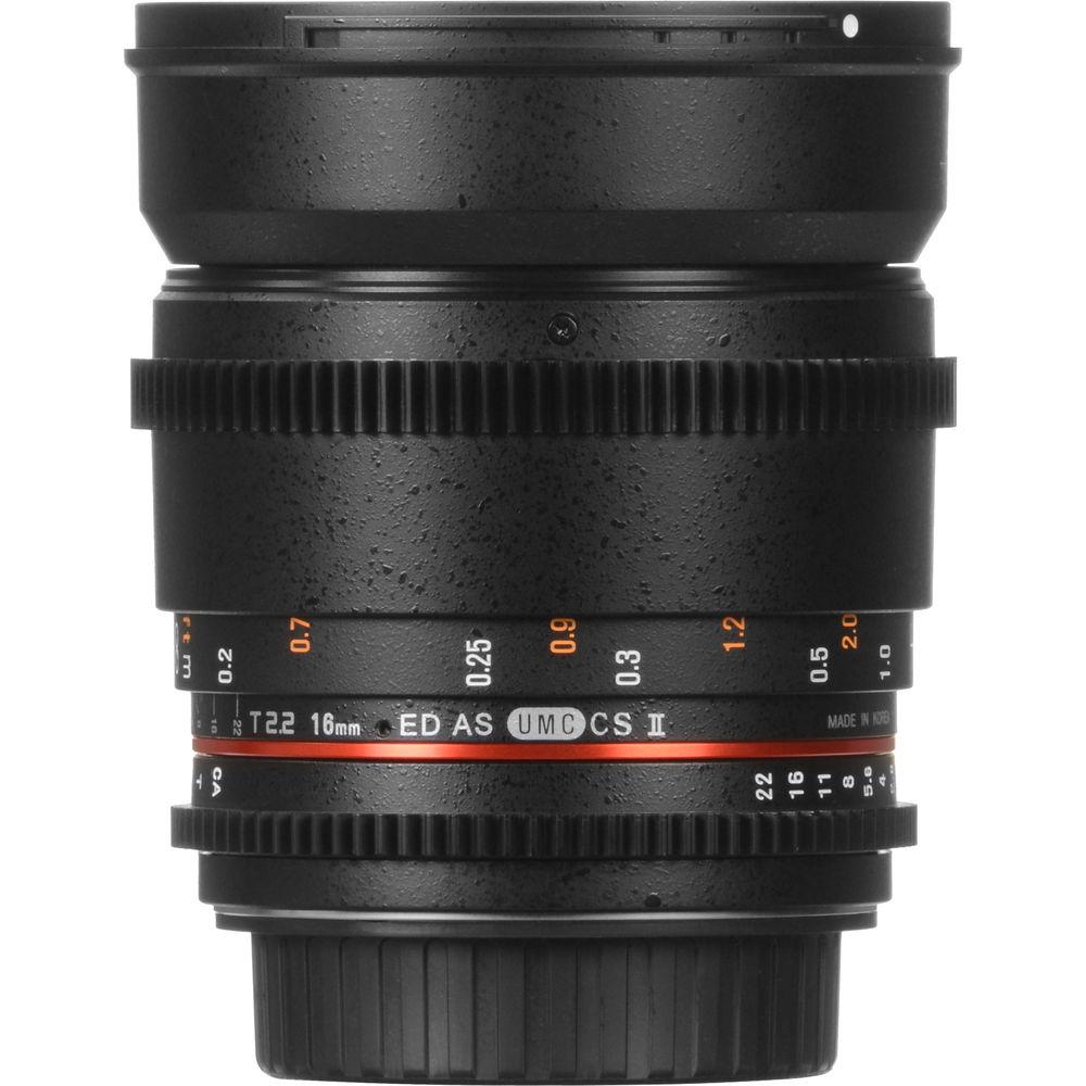 Rokinon 16mm T2.2 Cine DS Lens for Sony Alpha Mount for APS-C