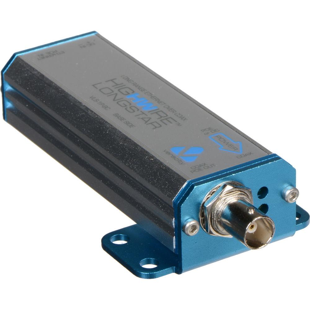 Veracity HIGHWIRE Longstar Long Range Ethernet over Coax Adapter with PoE