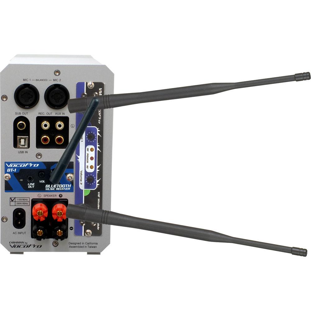 VocoPro Casaman Digital Mixing Amplifier with USB and Bluetooth Receiver