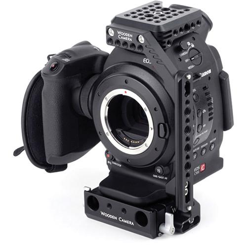 Wooden Camera Cage NATO Arm for Canon C100 300 500