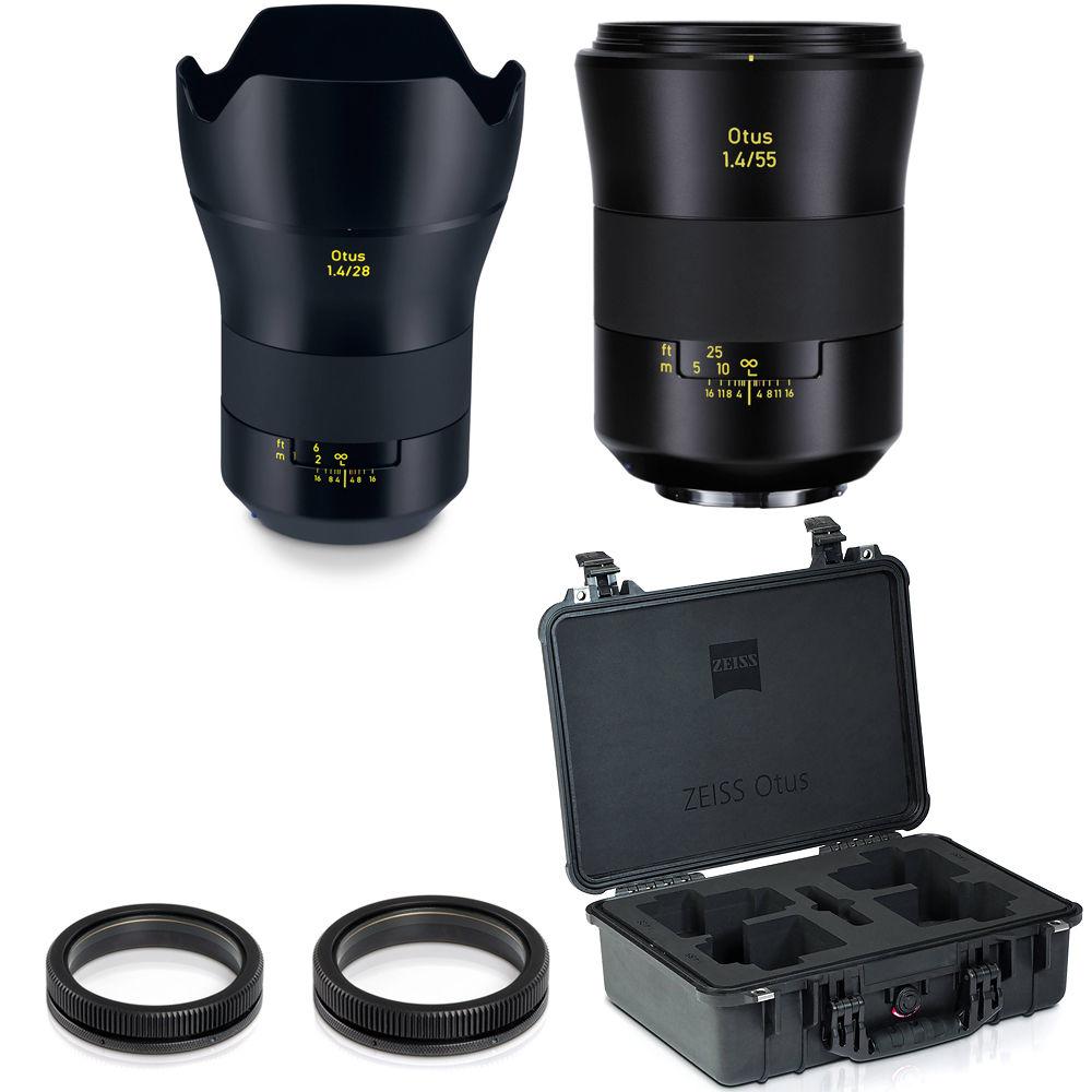 ZEISS Otus ZE Bundle with 28mm and 55mm Lenses for Canon EF