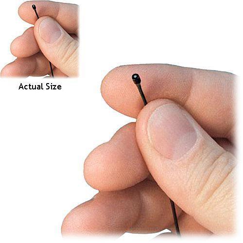 Countryman B6 Omni Lavalier Mic, Standard Sens, with Hardwired 3-Pin LEMO Connector for Sennheiser Wireless Transmitters