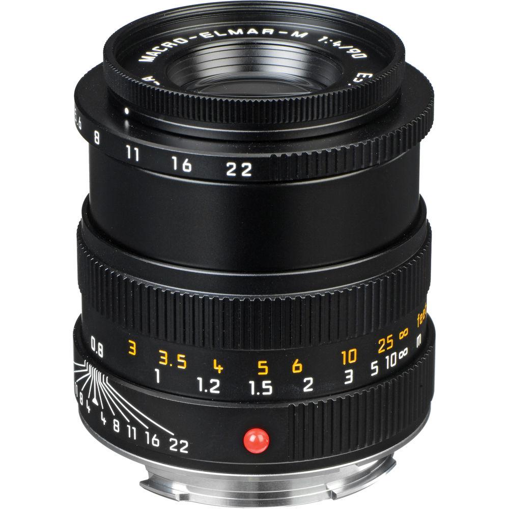 Leica Macro-Elmar-M 90mm f 4 Lens Set with Macro-Adapter and Angle Viewfinder