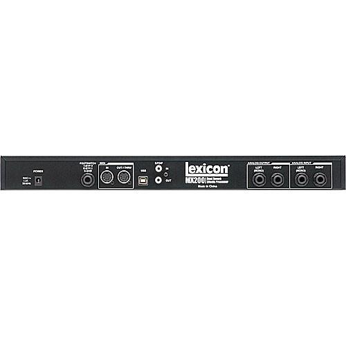 Lexicon MX-200 24-Bit Dual DSP, Dual Channel Multi Effects Processor with Computer Control for Mac VST and Audio Units and Windows VST Based Applications