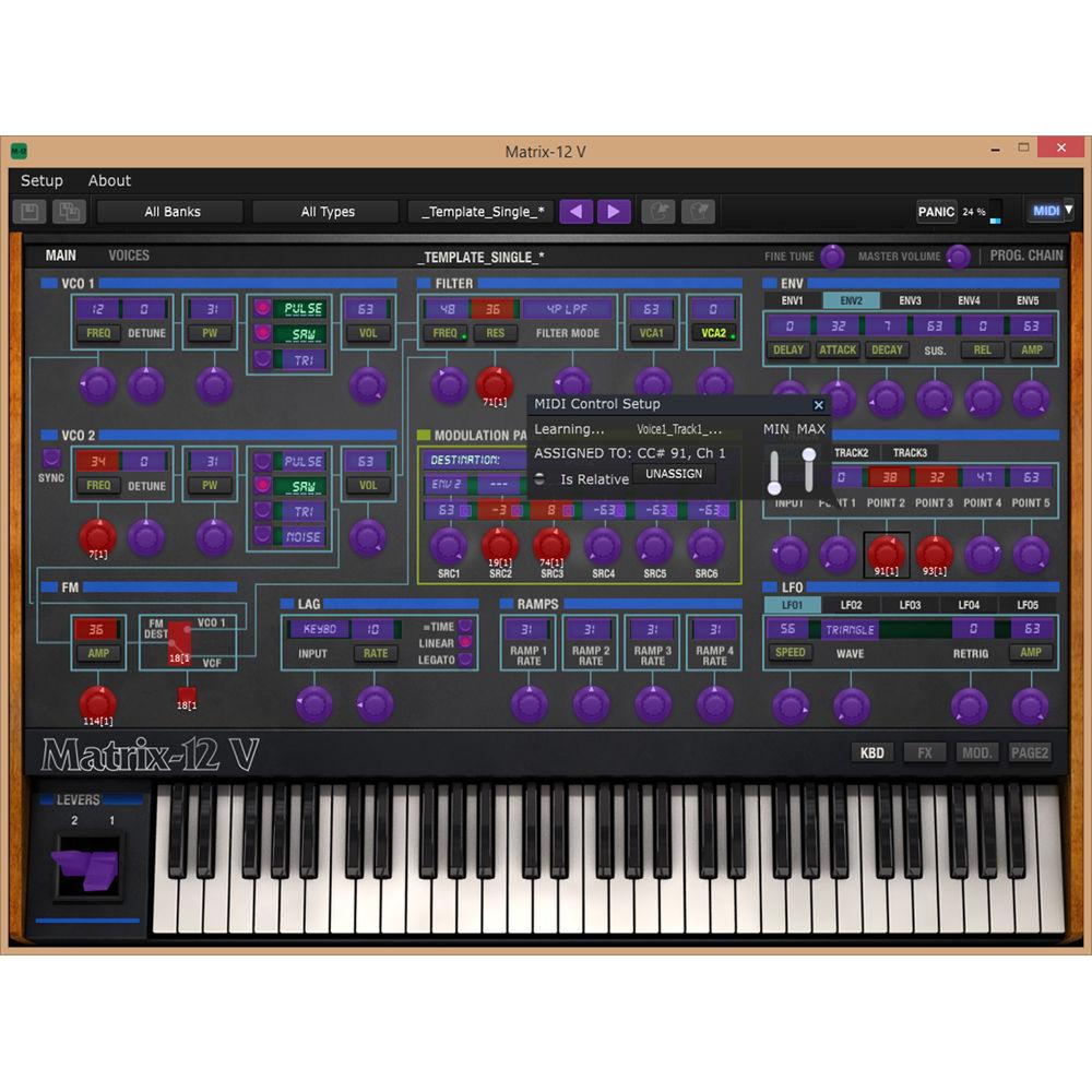 Arturia Matrix-12 V - Virtual Synthesizer