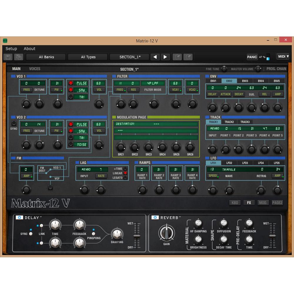 Arturia Matrix-12 V - Virtual Synthesizer
