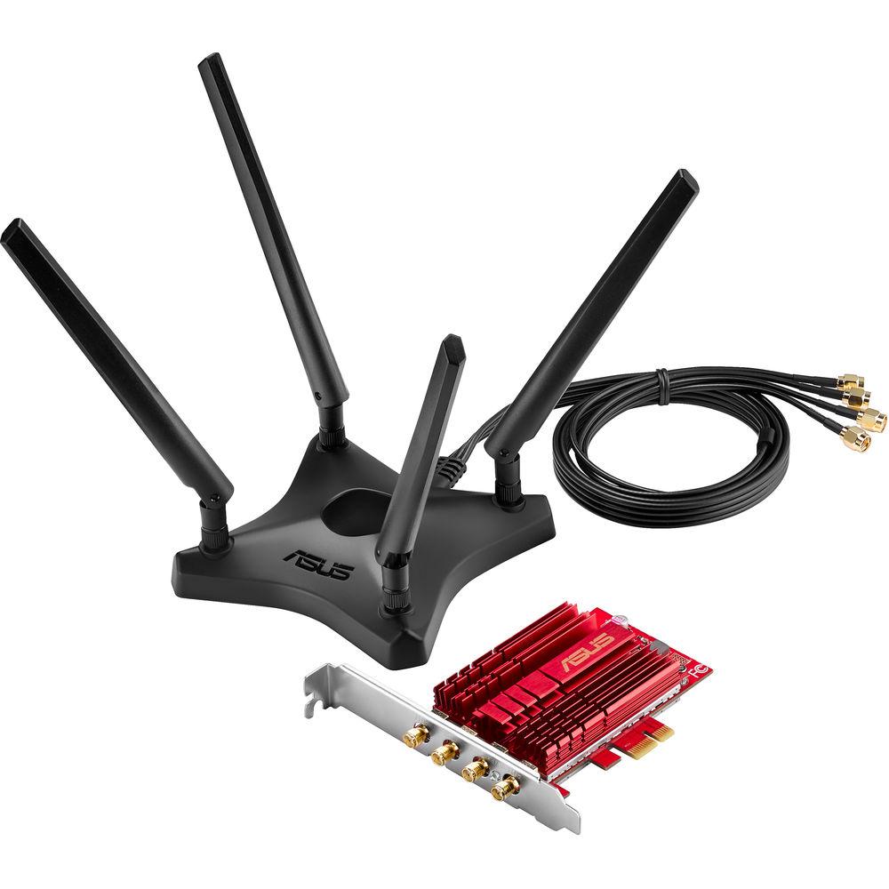ASUS PCE-AC88 Dual-Band AC3100 Wireless PCIe Adapter