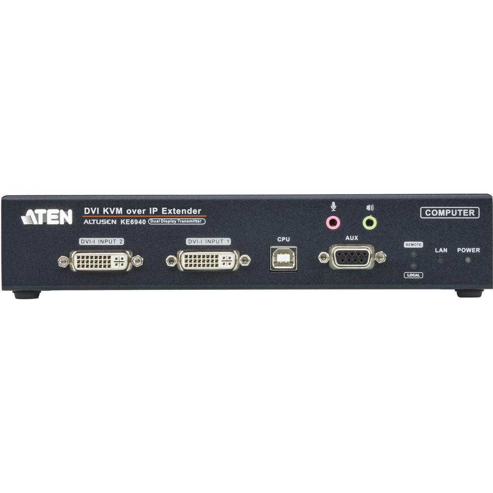 ATEN KE6940T Dual DVI KVM Over IP Extender Transmitter
