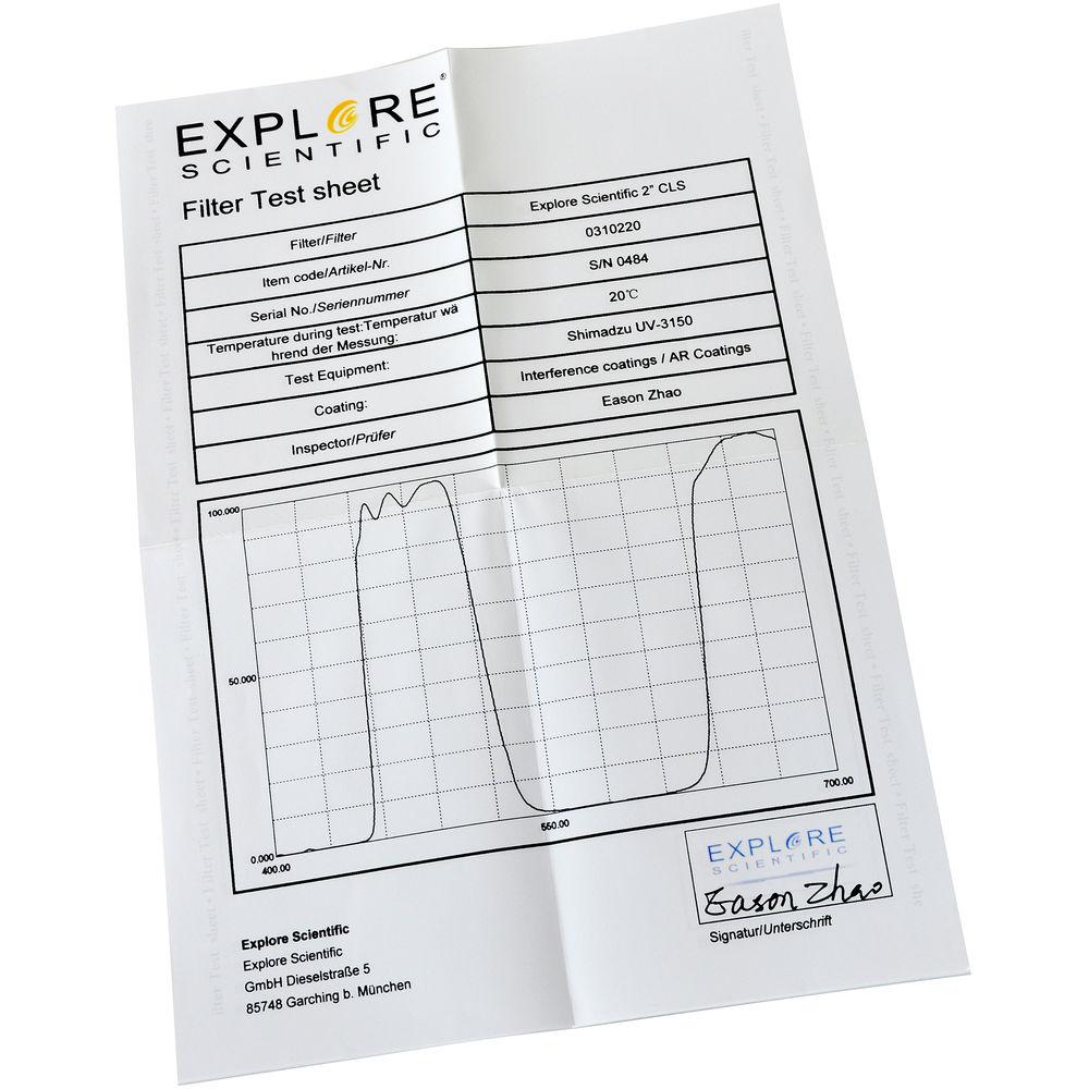 Explore Scientific 2" CLS Nebula Filter