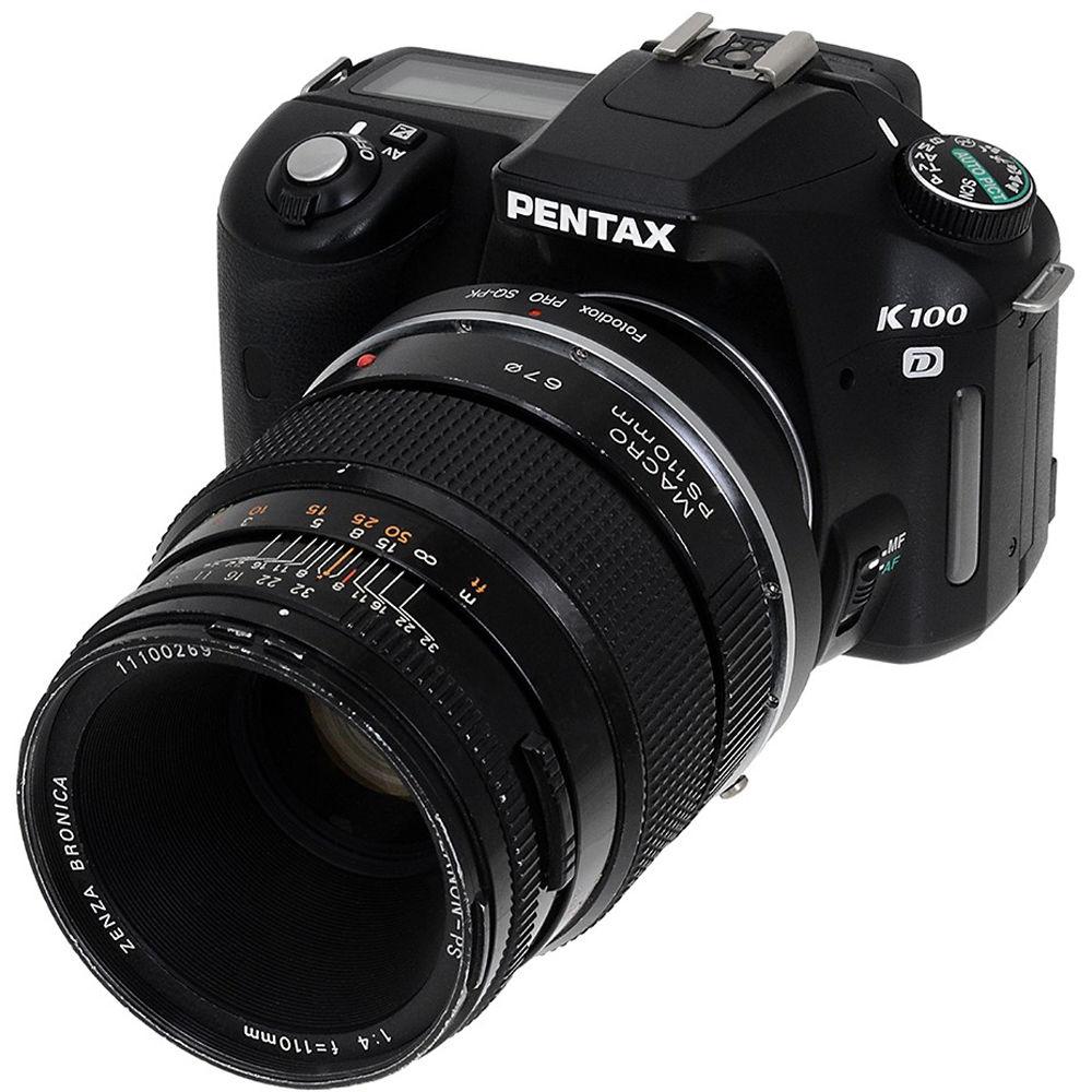 FotodioX Pro Lens Mount Adapter for Bronica SQ-Mount Lens to Pentax K-Mount Camera