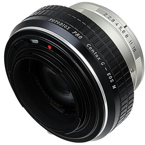FotodioX Pro Lens Mount Adapter for Contax G-Mount Lens to Canon EF-M Mount Camera