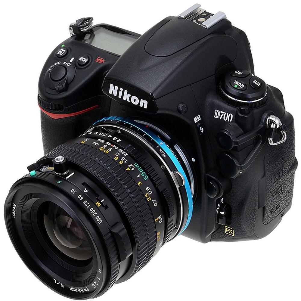 FotodioX Vizelex Pro ND Throttle Lens Mount Adapter for Mamiya 645-Mount Lens to Nikon F-Mount Camera