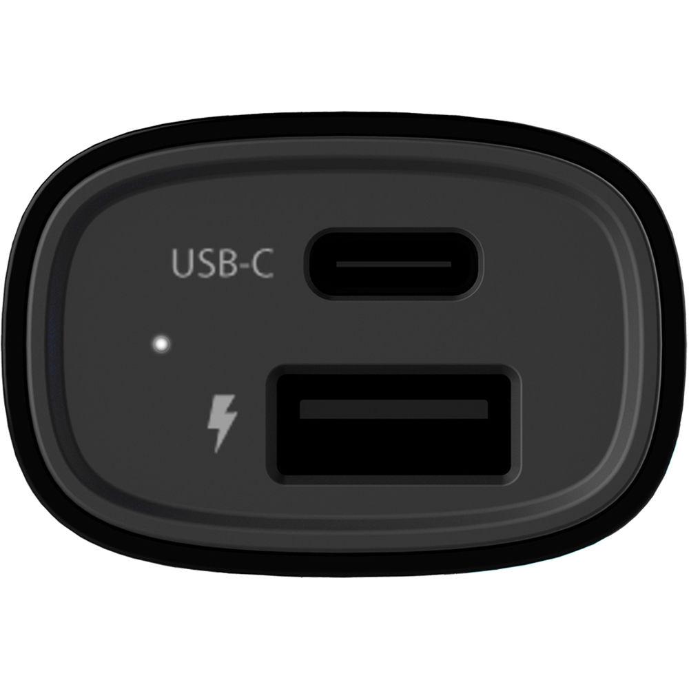 iLuv MobiSeal 2 USB Type-A and USB Type-C Car Charger