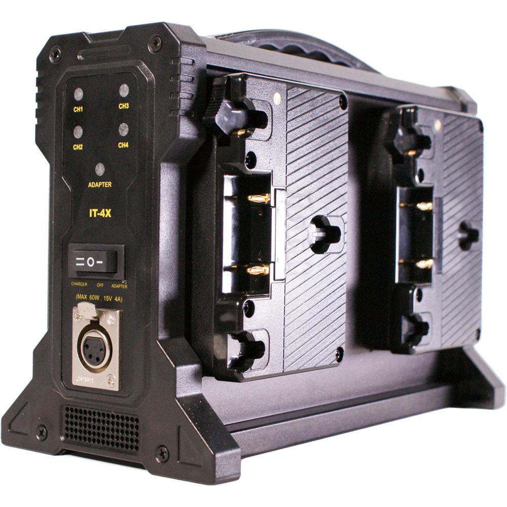 Intellytech IT-4X Quad Battery Charger for Anton Bauer Batteries