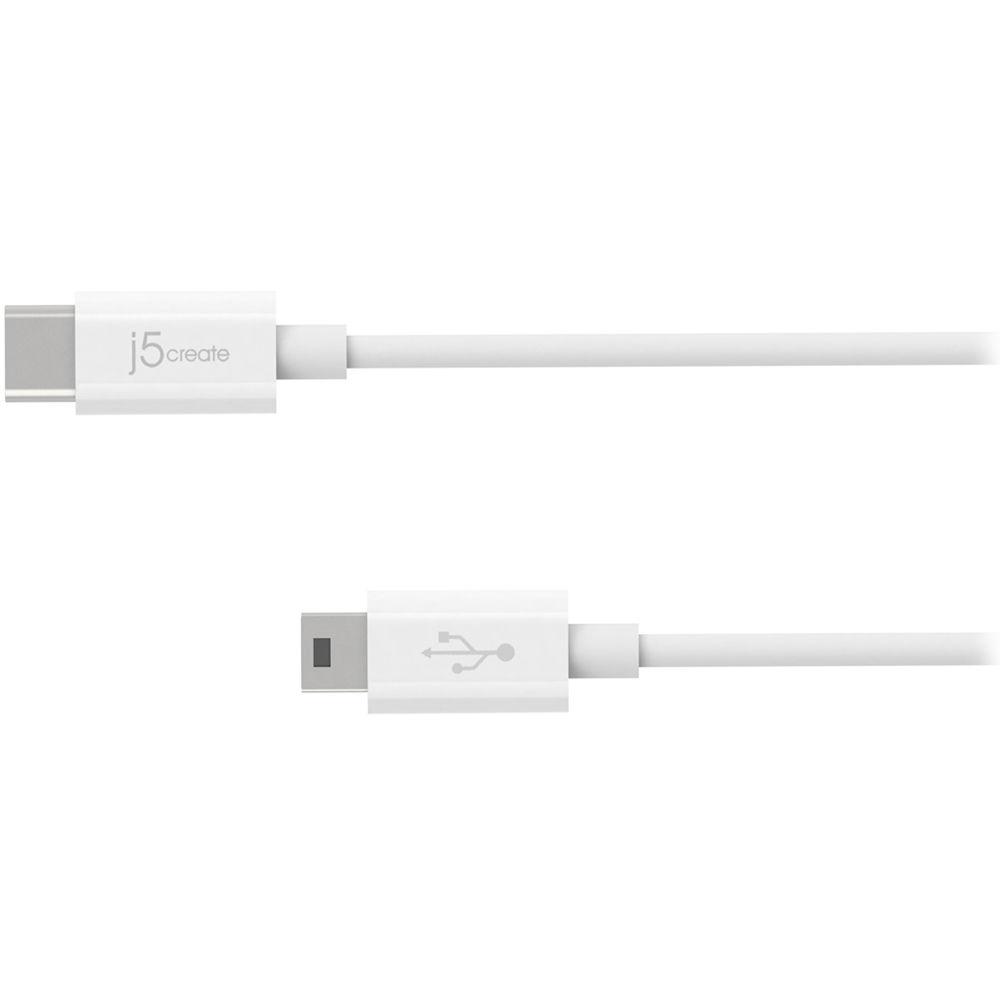 j5create USB 2.0 Type-C to Mini-B Cable