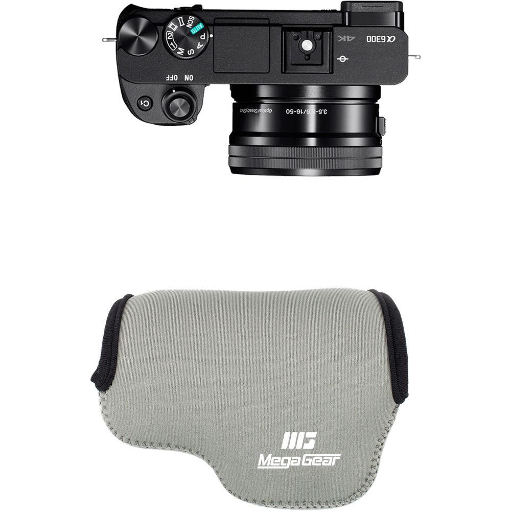 MegaGear Ever Ready Case for Sony A6000 A6300 with 16-50mm Lens