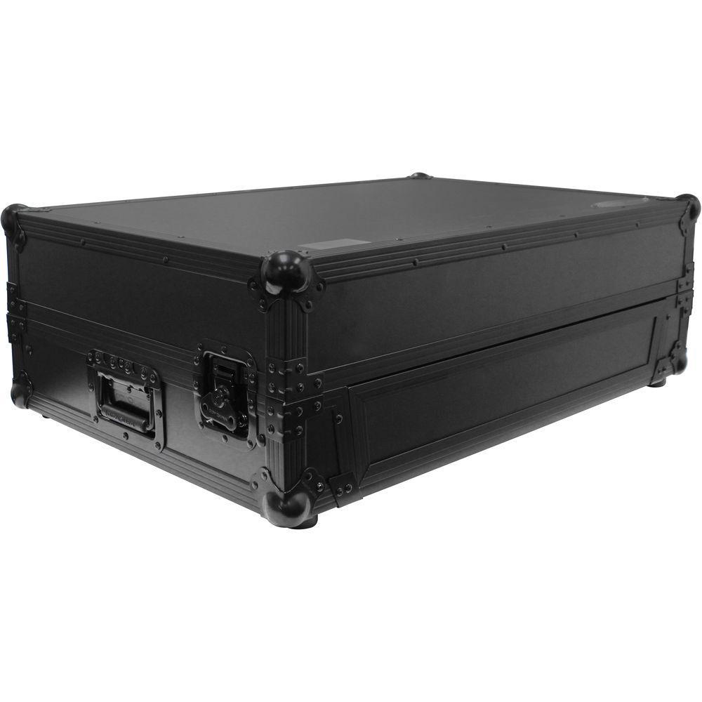 Odyssey Innovative Designs Denon MCX8000 DJ Controller Black Label Glide Style Case with Lower 19" 2U Rack Space
