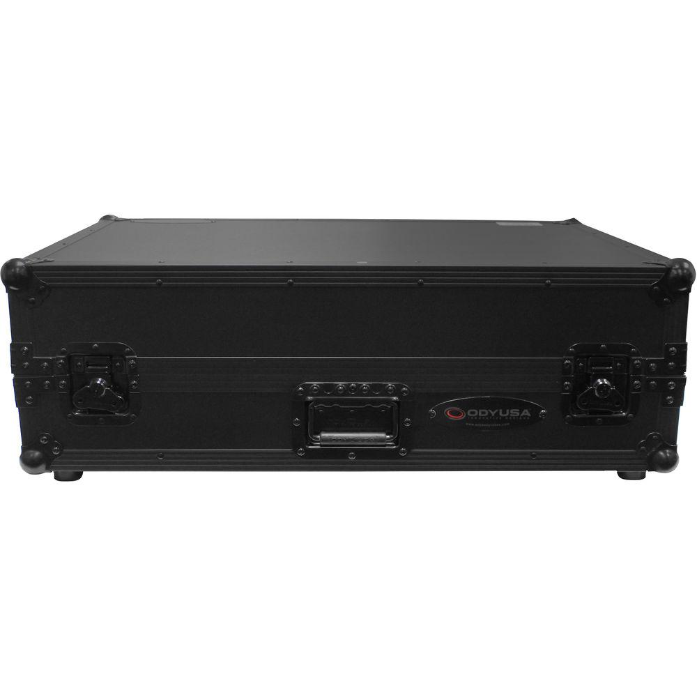 Odyssey Innovative Designs Denon MCX8000 DJ Controller Black Label Glide Style Case with Lower 19" 2U Rack Space
