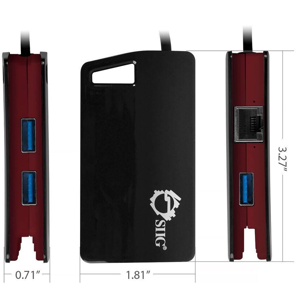 SIIG USB 3.0 Type-A LAN Hub