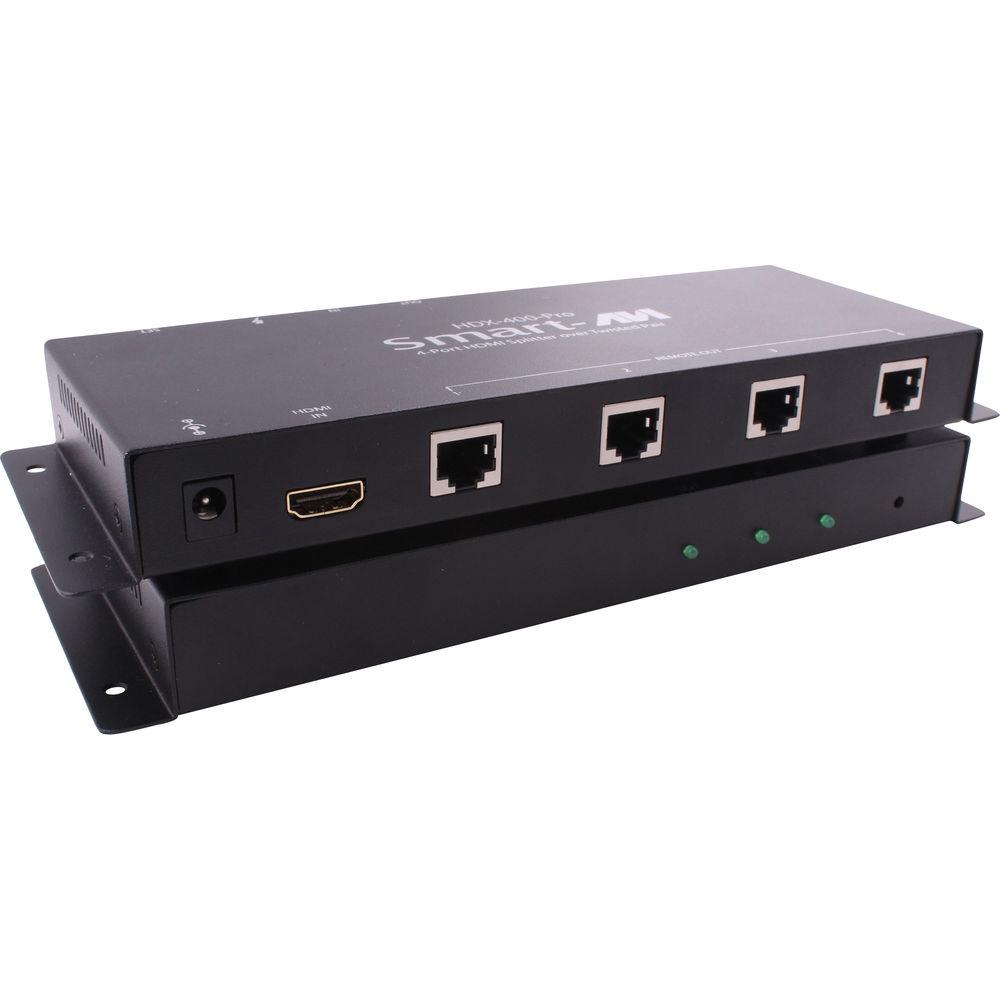 Smart-AVI HDX-400-Pro HDMI over Four Cat5e 6 6 STP Extender