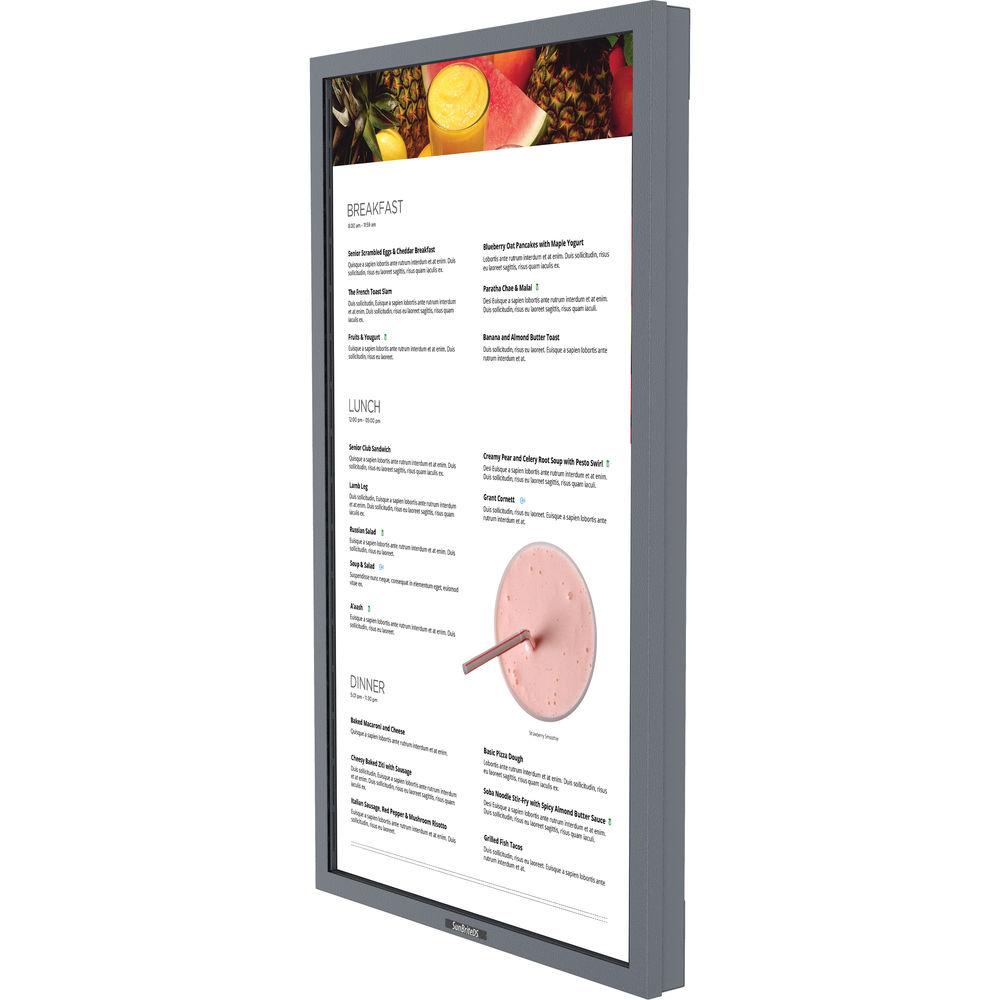 SunBriteTV Pro Series 55" Outdoor Digital Signage Portrait Display