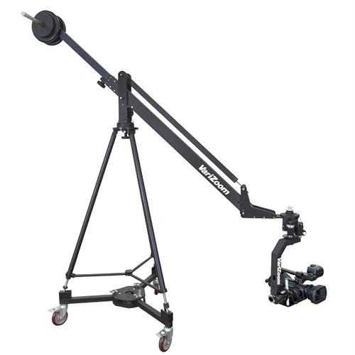 VariZoom QuickJib2 Kit with TCR100 Tripod, D100 Dolly, MC100 Motorized Head